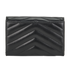 Saint Laurent Monogram Matelasse Wallet, back view